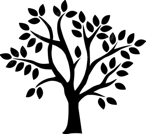 Black Tree Vector Tree Drawing Tree Sketch Tree Png And Vector With