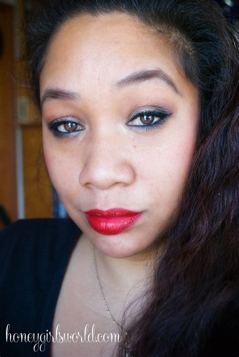 Easy Holiday Glam Makeup Soft Eyes And Red Lips Honeygirlsworld
