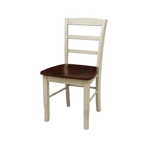 International Concepts Madrid Ladderback Chair Set Of 2 Overstock