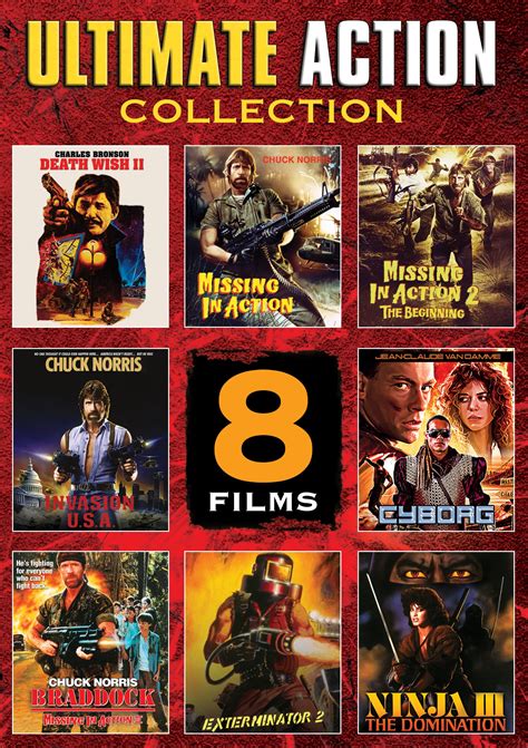 Ultimate Action Collection 8 Films Dvd Best Buy