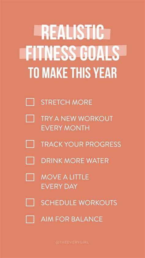 15 Realistic Fitness Goals To Make This Year And Exactly How To