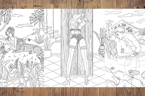 Erotic Coloring Book For Adults Sex Coloring Pages Printable Naughty