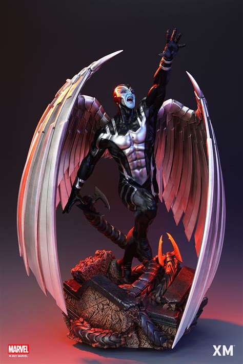 Xm Studios Marvel S X Men Archangel X Force 14 Statue Q42023