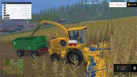 Farming Simulator 2015 New Holland Fx48 Combine Mod Youtube