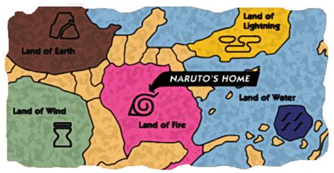 A Map Of Naruto World By Terrami On Deviantart
