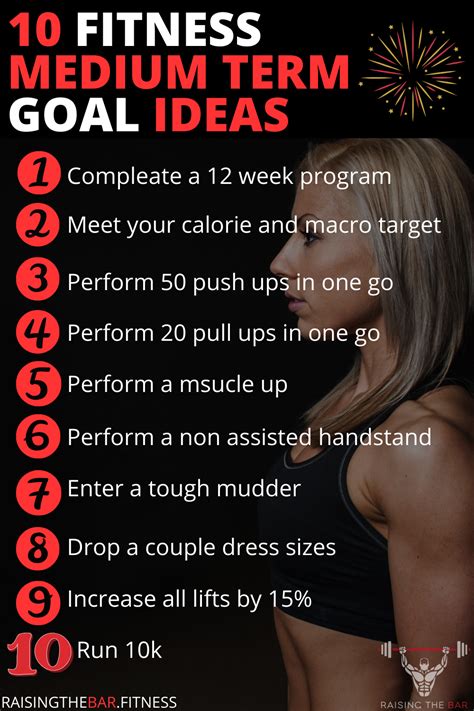 10 Medium Term Fitness Goal Ideas Raising The Bar Fitness Cardio