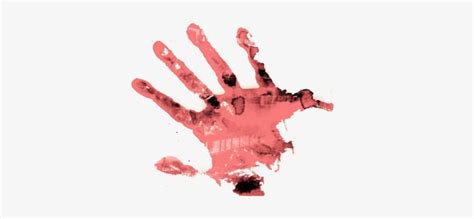 Bloody Handprint Psd Bloody Hand Print Render Png Image Transparent