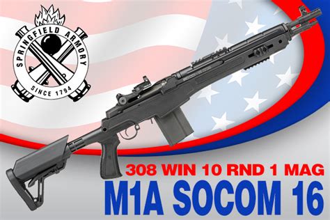 Springfield Armory M1a Socom 16″ 5 Position Cqb 308 Win Triggers Firearms