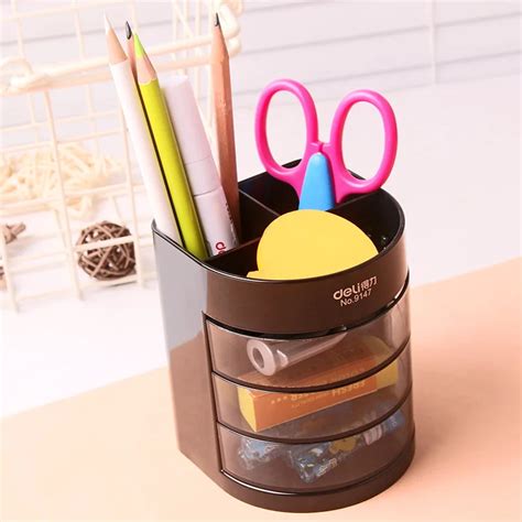 Buy 1 Pc Plastic Pen Stand Holders For Office 3