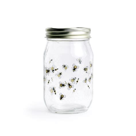 Bee Storage Jar Mason Jars Jar Drinking Jars