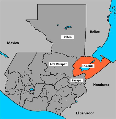 El Departamento De Izabal Municipios De Guatemala