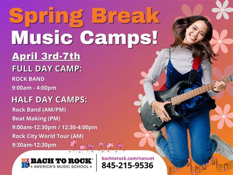 Spring Break Music Camps 4 3 4 7 At Bach To Rock Music School Nanuet Ny Patch
