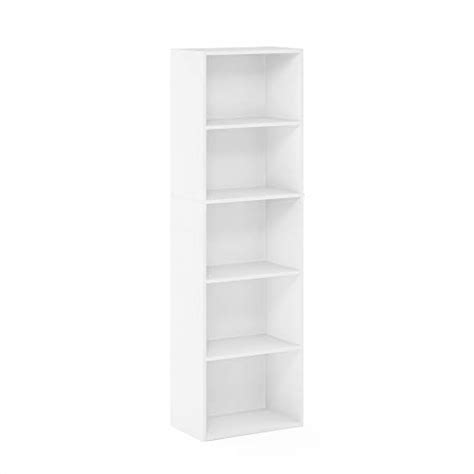 Furinno Luder Bookcase Book Storage 5 Tier White Pricepulse