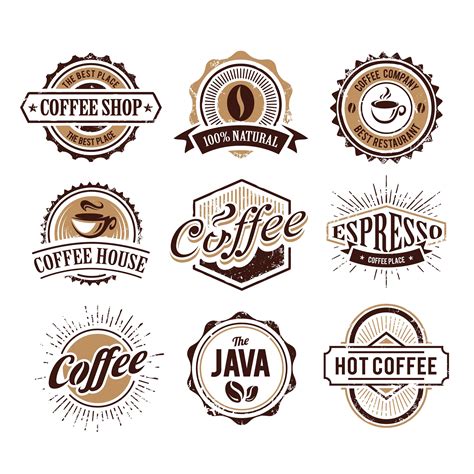 Coffee Svg Bundle Shop Logo Collection Set Unique Branding Etsy In