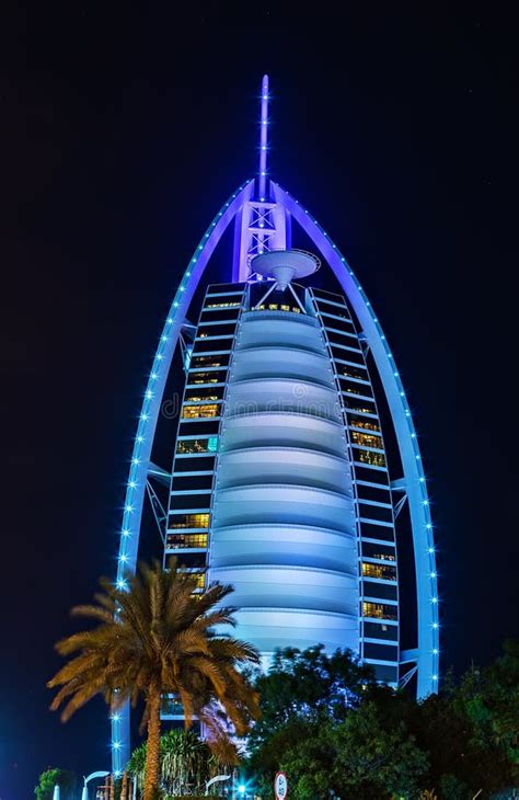 Burj Al Arab Hotel Arabian Tower United Arab Emirates Stock Image