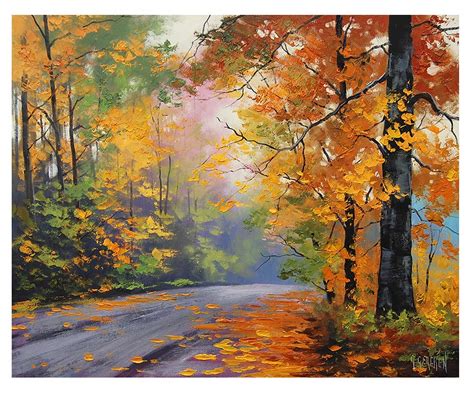 Autumn Oil Paintings Original Oil Painting From My Autumn Flickr