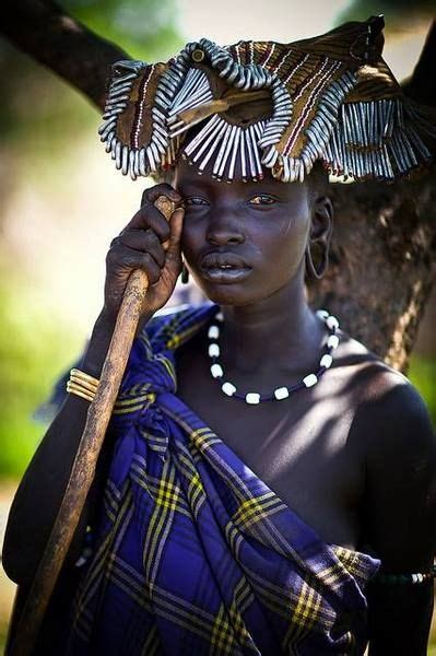 Africa Beauty Mursi Woman Ethiopia © Steven Goethals African People African Beauty