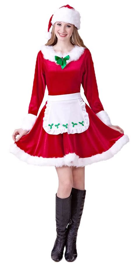 Sexy Women Santa Costume Adult Cosplay Sfc Cute Girl Christmas
