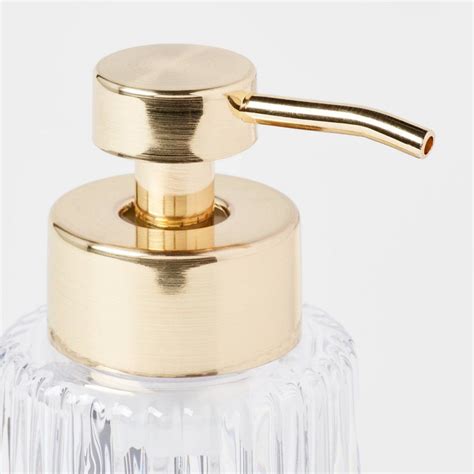 Amp Up Your Bath Routine With This Ribbed Foaming Glass Soap Pump From