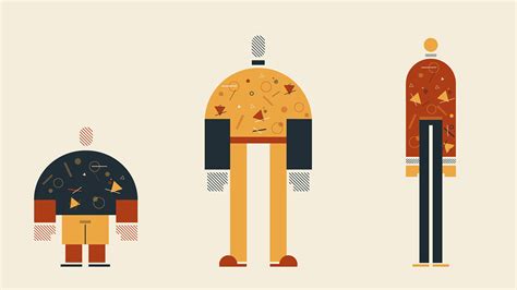 Character Design With Geometric Shapes On Behance