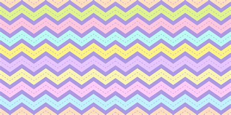 Chevron Stripe Pattern Seamless In Pastel Color Zig Zag Rainbow