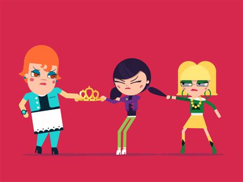 Girls Fight Girl Fights Animated Characters Fight