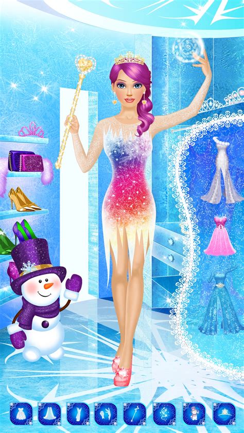 Ice Queen Salon Spa Make Up And Dress Up Game For Girls