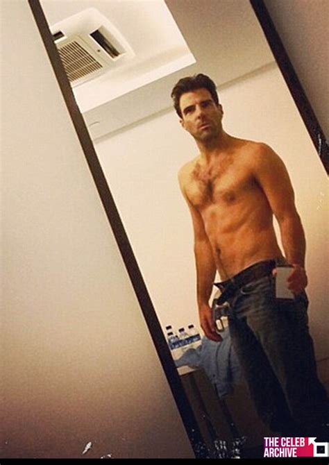actor zachary quinto posted a selfie on his instagram account this month that showed off his