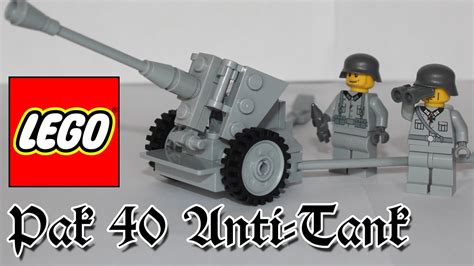 Lego Instructions German Wwii Pak 40 Anti Tank Gun Youtube
