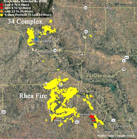 Wildfires In Oklahoma Map Interactive Map