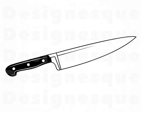Chef Knife Vector At Collection Of Chef Knife Vector