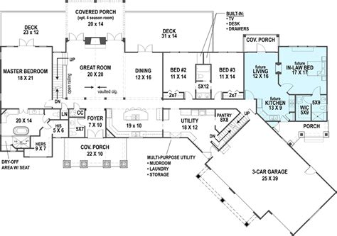 2021's best mother in law suite floor plans. In-Law Suite Plans: Give Mom Space and Keep Yours - The House Designers