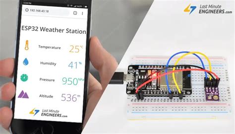 Create A Simple Esp32 Weather Station With Bme280