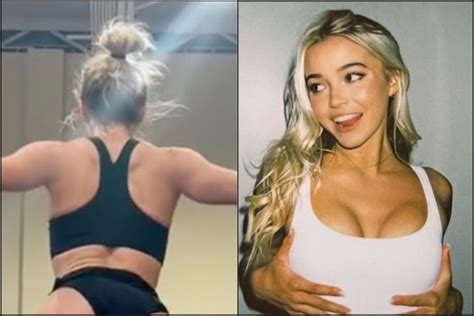 LSU Gymnast Olivia Dunne Shows Off Firm Booty While Flipping On Balance