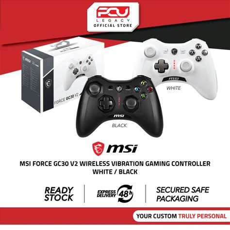Msi Force Gc30 V2 Wireless Vibration Gaming Controller 1 Year