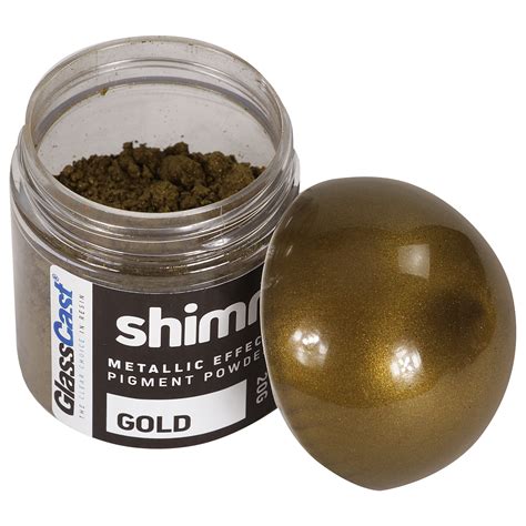 Gold Shimr Metallic Effect Pigment Powder For Epoxy Resin Glasscast