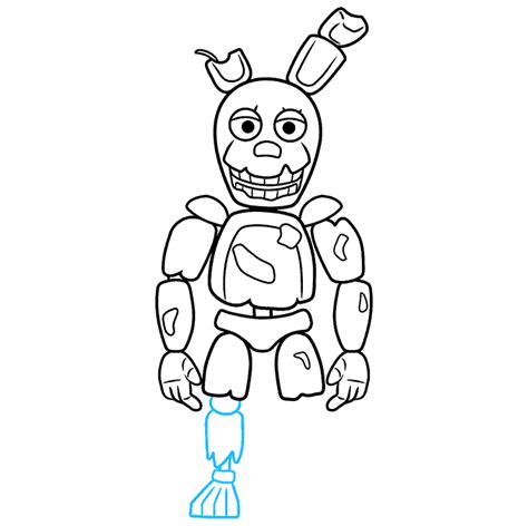 How To Draw Springtrap From Fnaf 3 Sketchok Easy Drawing Guides Pdmrea