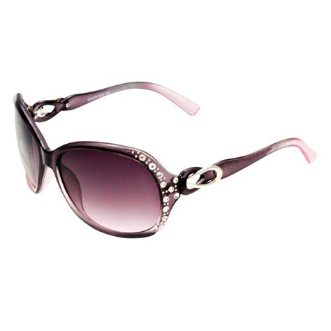 Bling Gradient Crystal Purple Sunglasses 51573 The Home Depot