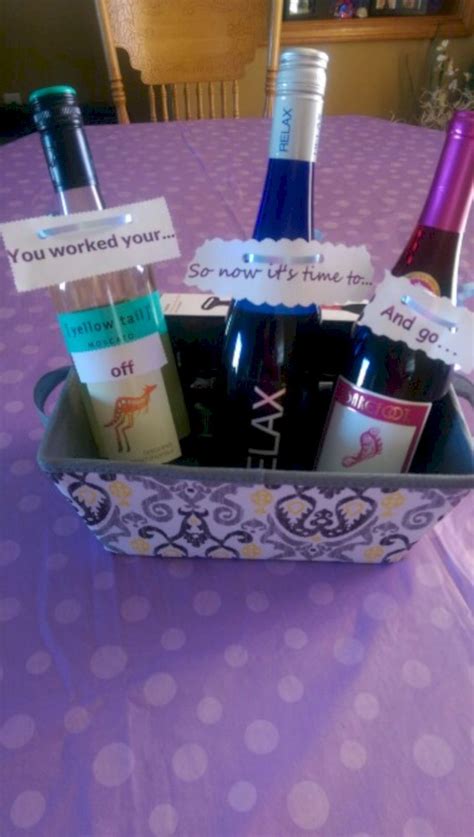 Easy & affordable teacher gift ideas, amidst the chaos. 54 Amazing DIY Wine Gift Baskets Ideas | Teacher ...