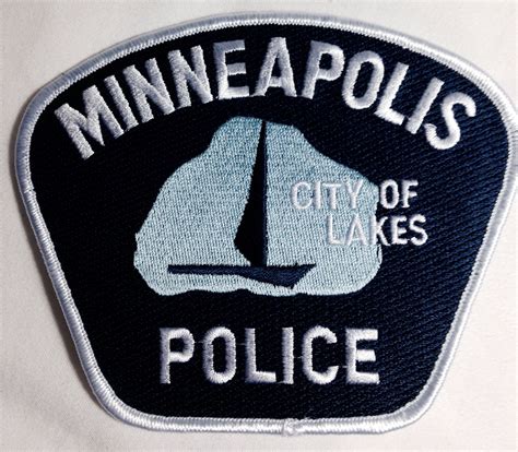Minneapolis Police Department Police Badge Police Patches Police