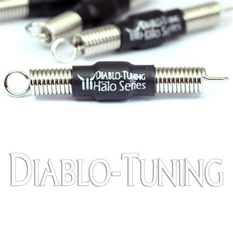 Set Of 3 Silent Noiseless Guitar Tremolo Springs Halo Series For