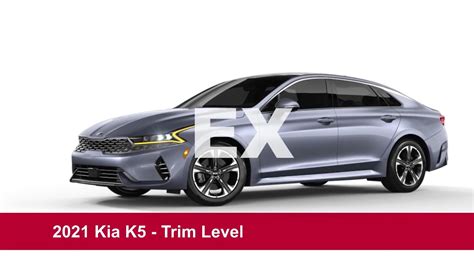 The 2021 Kia K5 Optima Trim Levels And Comparison Youtube