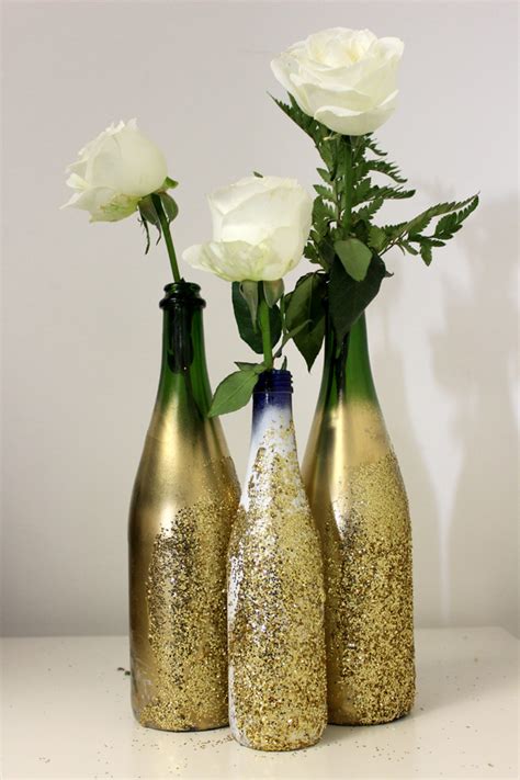 Diy Glitter Vase For Nye Petal Talk