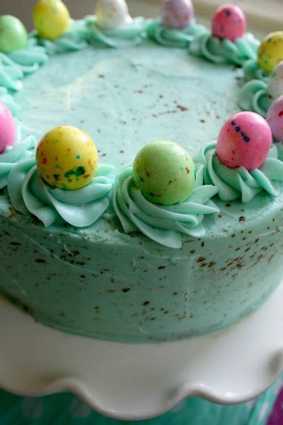 Speckled Egg Easter Cake Tutorial Easter Cakes Easy Easter Desserts