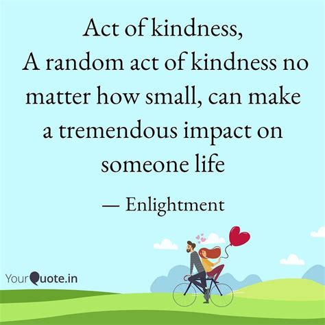 Kindnesss Random Act Random Acts Of Kindness Enlightment