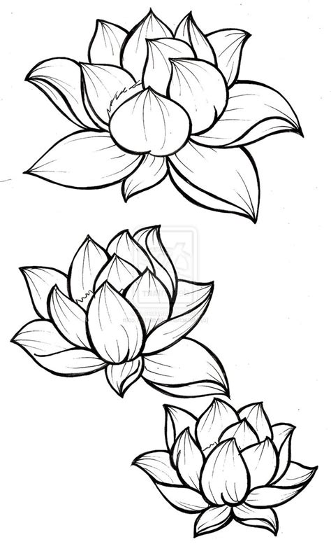 Raw af âˆ™ basic tattoo designs. flower coloring pages easy - Clrg
