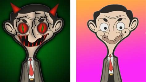 Mr Bean Characters Horror Version 😲😲😲 Youtube