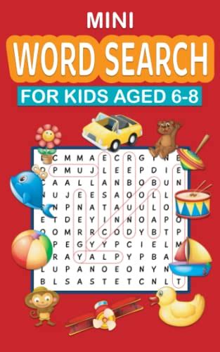Mini Word Search For Kids Aged 6 8 50 Word Search Puzzles Search And