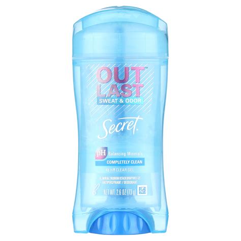 Secret Outlast Clear Gel Antiperspirant Deodorant For Women Completely