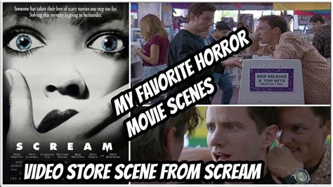 Scream Randy Stu Billy Loomis Video Store Scene My Favorite Horror
